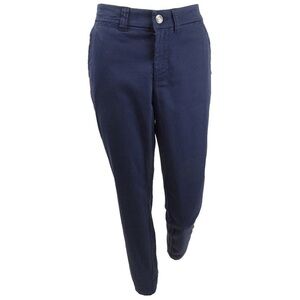 Maison Jules Essential Mid Rise Cuffed Navy Pants